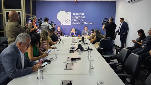 TRE-MT Com projeção de votação mais rápida, TRE-MT reforça ações de inclusão e segurança
