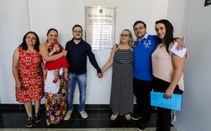 TRE-MT Data Center 2017 4 Família do servidor ex-servidor Marco Antônio Pipino durante inauguração do novo Data Center - F...