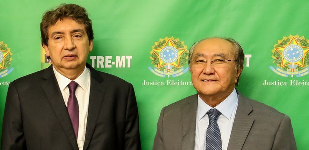 Posse dos Desembargadores Pedro Sakamoto e Márcio Vidal para a Gestão 2017-2019 - Foto: Alair Ri...