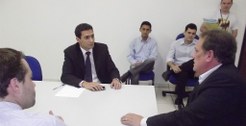 Desembargador Rui Ramos e o Juiz Eleitoral Hugo José Freitas da Silva