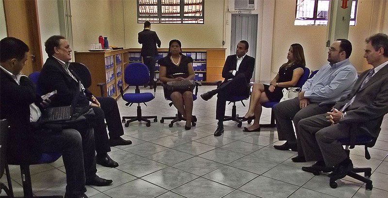 TRE-MT Desembargador Rui Ramos em reunião na cidade de Primavera do Leste junho 2012