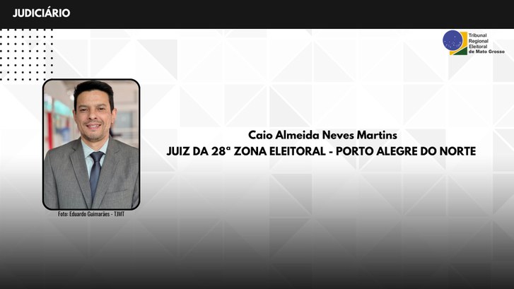 TRE-MT DESIGNAÇÃO DE CAIO ALMEIDA PARA 28ª ZONA ELEITORAL - OK