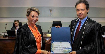 TRE-MT Despedida Dr Agamenon 08.10.15 Despedida do Juiz membro Agamenon Alcântara Moreno Junior do Pleno do TRE-MT, Foto: Alair Ribeir...