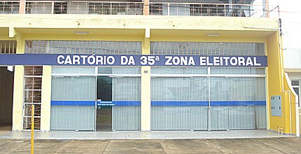 fachada cartório eleitoral 35ª zona eleitoral Juína