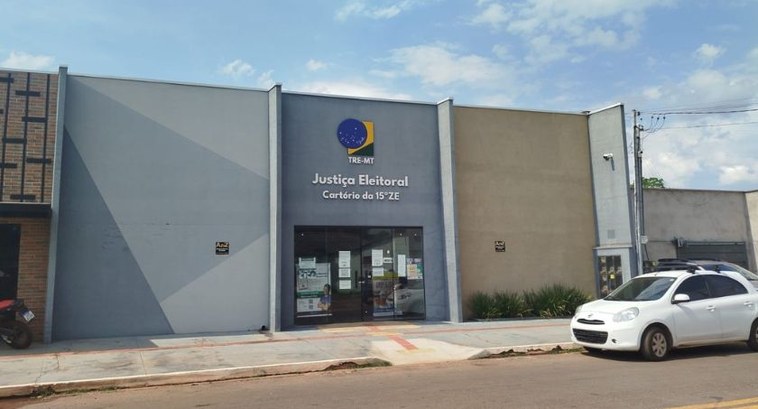 TRE-MT FACHADA DO CARTÓRIO DA 15ª ZONA ELEITORAL - SAO FELIX DO ARAGUAIA