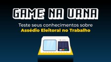 TRE-MT Game na urna eletrônica leva educação sobre assédio eleitoral à Corrida do Trabalho