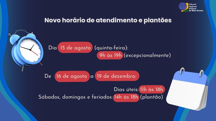 TRE-MT HORARIO ESTENDIDO DE ATENDIMENTO - ELEICOES TRE-MT HORARIO ESTENDIDO DE ATENDIMENTO - ELEICOES