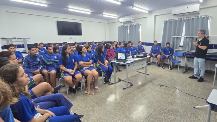TRE-MT Importância do voto é tema de palestra para estudantes de Barão de Melgaço