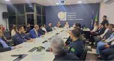 Primeira reunião do Gabinete de Gestão Integrada serviu para apresentar as instituições e empres...