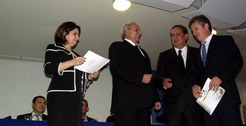 TRE-MT Juíza Valdeci Siqueira, Vice-prefeito João Malheiros e Des. Rui Ramos
