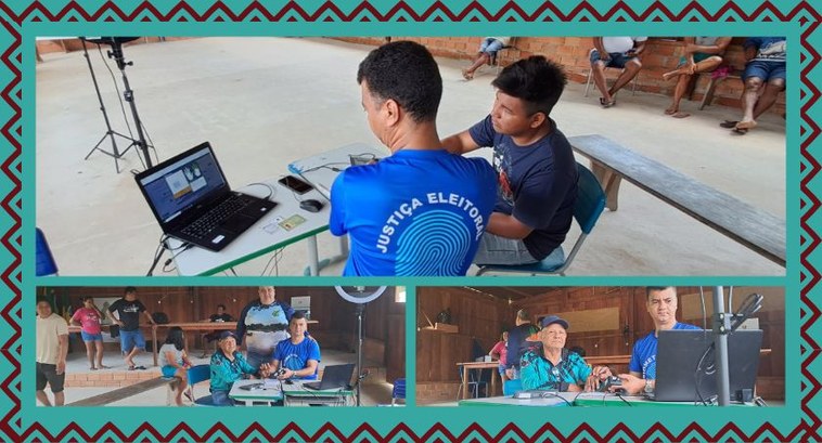 TRE-MT Justiça Eleitoral atende indígenas da Aldeia Matrinxã, em Apiacás
