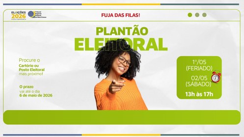 TRE-MT Justiça Eleitoral fará plantão de atendimento no feriado de 1º/05 e no sábado (02/05)