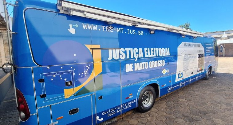TRE-MT Justiça Eleitoral leva unidade móvel para coleta biométrica ao Mercado do Porto TRE-MT Justiça Eleitoral leva unidade móvel para coleta biométrica ao Mercado do Porto