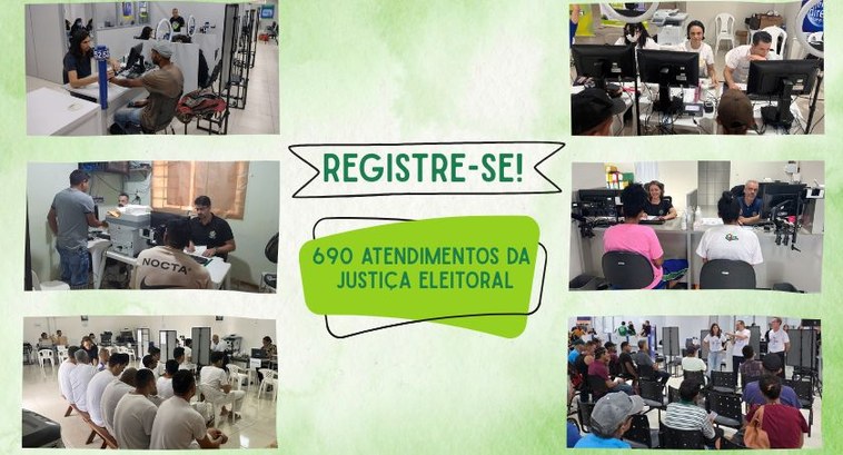 TRE-MT Justiça Eleitoral realiza mais de 600 atendimentos na 3ª Semana do “Registre-se!” TRE-MT Justiça Eleitoral realiza mais de 600 atendimentos na 3ª Semana do “Registre-se!”