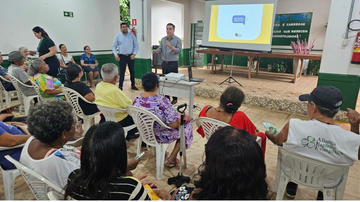 TRE-MT leva projeto “Prosa e Verdade” a idosos do CCI Maria Ignês França Auad