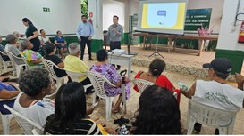 TRE-MT leva projeto “Prosa e Verdade” a idosos do CCI Maria Ignês França Auad