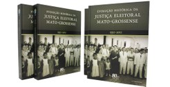 Livro relatando a história do TRE-MT,que comemora 80 anos de existência.