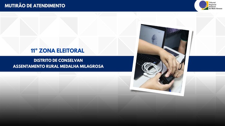 TRE-MT MUTIRÃO DE ATENDIMENTO - 11ª ZONA ELEITORAL DE ARIPUANÃ