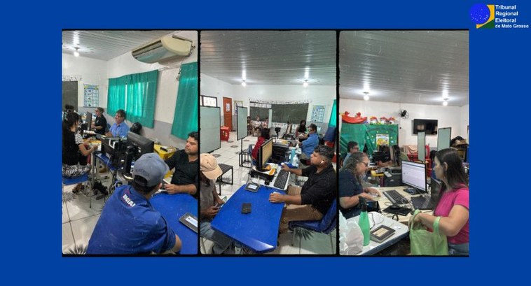 TRE-MT Mutirão eleitoral no distrito de Guariba já atendeu mais de 300 pessoas