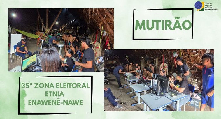 TRE-MT Mutirão eleitoral resulta em 73 atendimentos à indígenas da etnia Enawenê-Nawe, em Juína TRE-MT Mutirão eleitoral resulta em 73 atendimentos à indígenas da etnia Enawenê-Nawe, em Juína