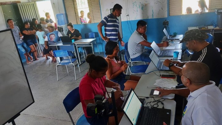 TRE-MT MUTIRÃO NA ALDEIA PERIGARA - CAPA