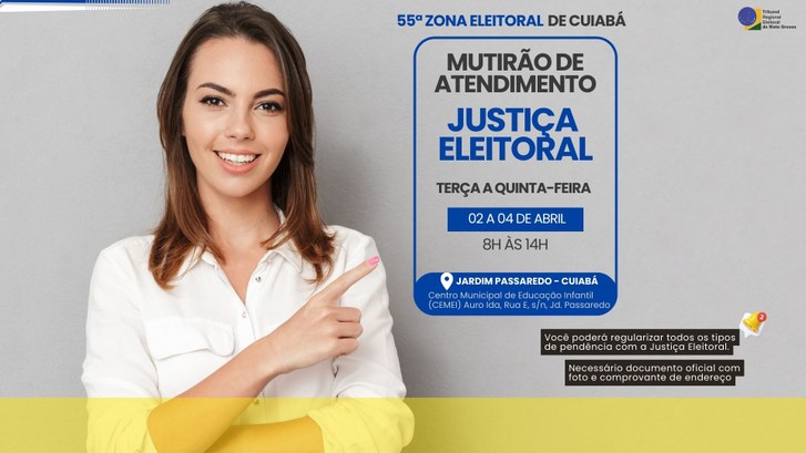 TRE-MT MUTIRÃO NO JARDIM PASSAREDO EM CUIABÁ TRE-MT MUTIRÃO NO JARDIM PASSAREDO EM CUIABÁ