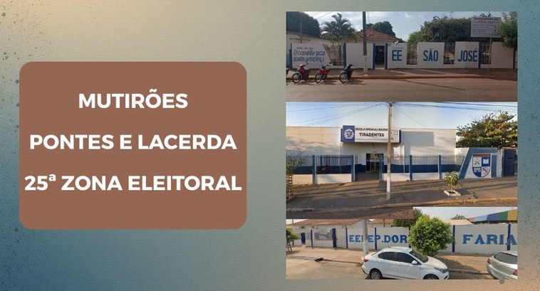TRE-MT Mutirões eleitorais focarão em escolas de Pontes e Lacerda na próxima semana - VALE ESTA