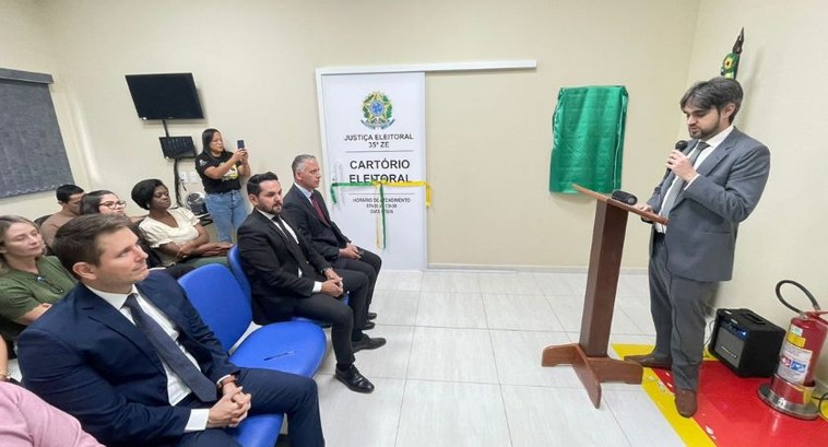 TRE-MT Nova sede do Cartório da 35ª Zona Eleitoral é inaugurada em Juína