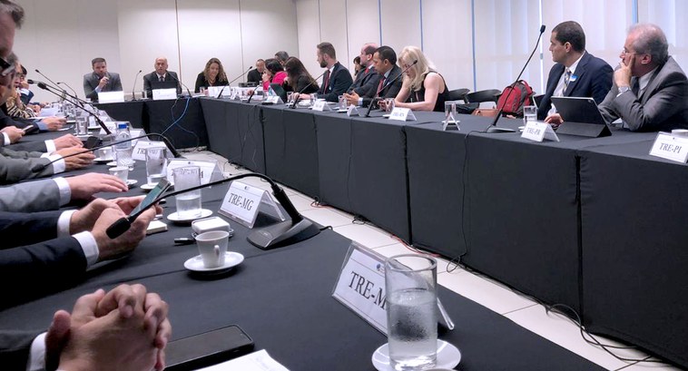 TRE-MT participa de debate nacional sobre orçamento das eleições 2020 Foto relata reunião