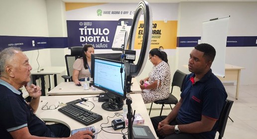 TRE-MT Posto eleitoral instalado no Shopping 3 Américas oferece comodidade à população
