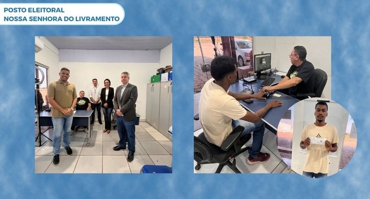 TRE-MT Posto Eleitoral leva mais comodidade à população de Nossa Senhora do Livramento TRE-MT Posto Eleitoral leva mais comodidade à população de Nossa Senhora do Livramento