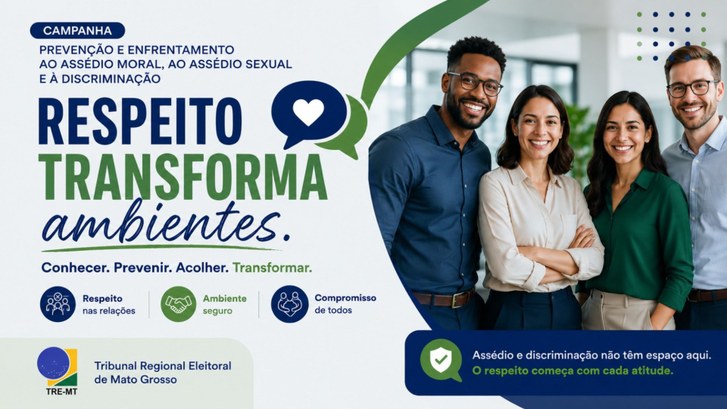 Iniciativa do Tribunal promove informações sobre prevenção ao assédio e à discriminação, incenti...