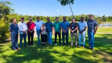 Tribunal Regional Eleitoral de Mato Grosso (TRE-MT) realizou a entrega e o plantio de mudas de i...