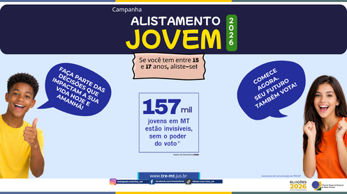 TRE-MT realiza atendimentos nas escolas na Semana Estadual do Alistamento Jovem