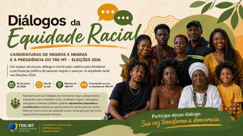 TRE-MT recebe propostas sobre equidade racial e financiamento de candidaturas negras