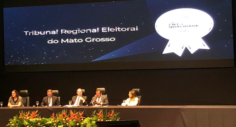O Tribunal Regional Eleitoral de Mato Grosso (TRE-MT) foi premiado nesta segunda-feira (25.11) n...