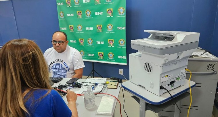TRE-MT reforça cadastro biométrico em visita à Barra do Garças TRE-MT reforça cadastro biométrico em visita à Barra do Garças