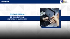 TRE-MT REFORÇO DA BIOMETRIA NO POSTO ELEITORAL DE CASTANHEIRA