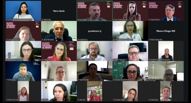 TRE-MT reúne partidos para fortalecer a presença das mulheres na política TRE-MT reúne partidos para fortalecer a presença das mulheres na política