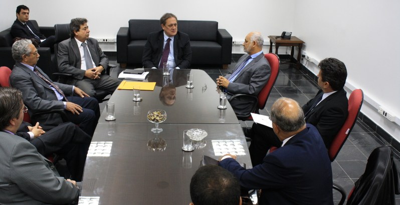 tre-mt reunião transição pleno com futuro pres. des Juvenal Reunião com os membros do Pleno do TRE-MT com o futuro presidente, des. Juvenal