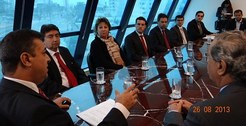TRE-MT Reunião TRT Presidentes tribunais, deputados, senadores