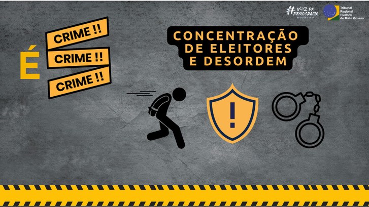 TRE-MT SERIE E CRIME - CONCENTRACAO DE ELEITORES E DESORDEM TRE-MT SERIE E CRIME - CONCENTRACAO DE ELEITORES E DESORDEM