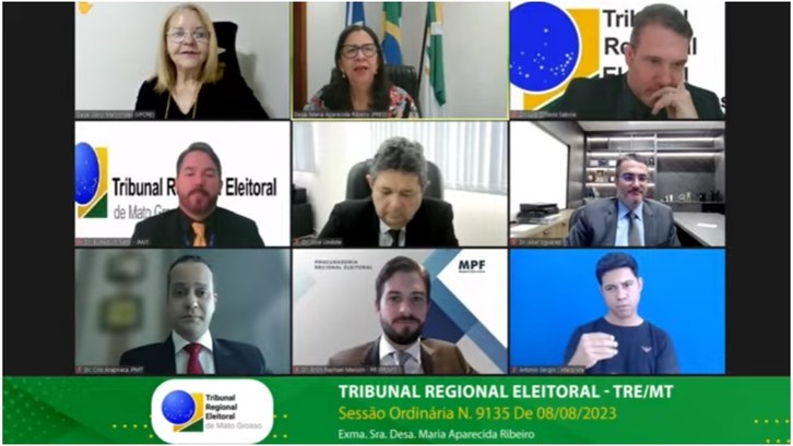TRE-MT SESSÃO PLENÁRIA 08-08-2023 100 DIAS DE GESTÃO