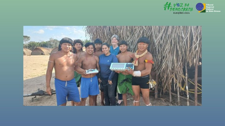 TRE-MT TREINAMENTO DE VOTACAO EM TERRA INDIGENA DE JUINA TRE-MT TREINAMENTO DE VOTACAO EM TERRA INDIGENA DE JUINA