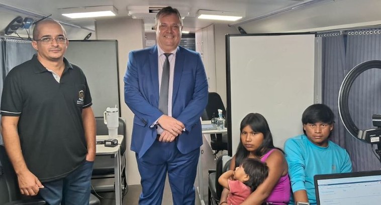 TRE-MT Unidade móvel do TRE-MT conclui mutirão em Nova Lacerda e inicia em Conquista D’Oeste
