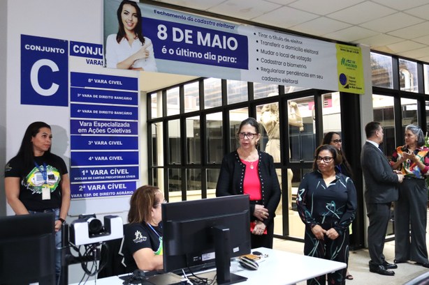 TRE-MT VISITA POSTOS DE ATENDIMENTO DO FÓRUM DE CUIABÁ E ALMT - CAPA