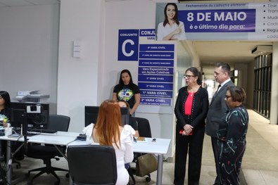 TRE-MT VISITAS A POSTOS DE ATENDIMENTO FÓRUM DE CUIABÁ E ALMT 1