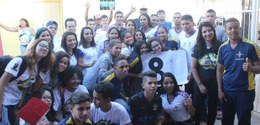 Lançamento do Projeto Voto COnsciente 2017 na Escola Estadual Estevão Alves Correa.