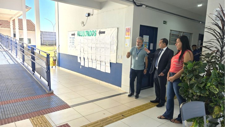 TRE-MT Zona Eleitoral de Cuiabá vistoria escolas que funcionarão como locais de votação