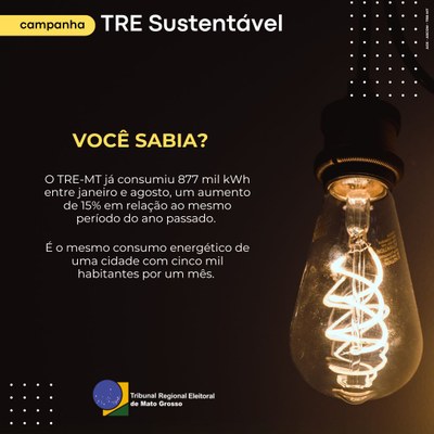 TRE Sustentável: Campanha